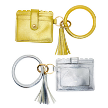 Load image into Gallery viewer, Bangle Key Ring Card Holder
